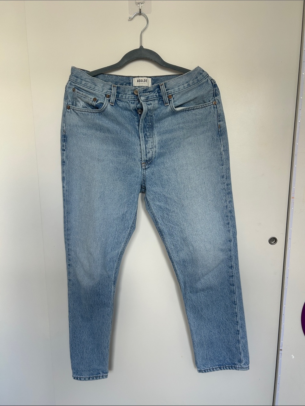 Agolde Light Blue Slim Straight Men’s Jeans